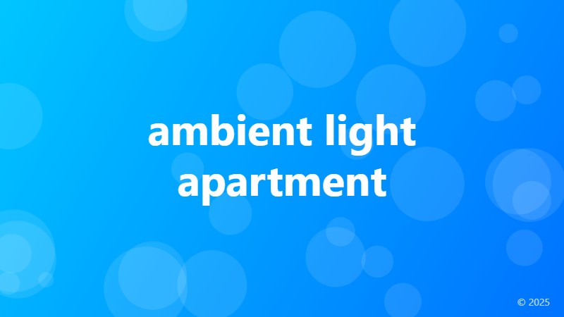ambient light apartment