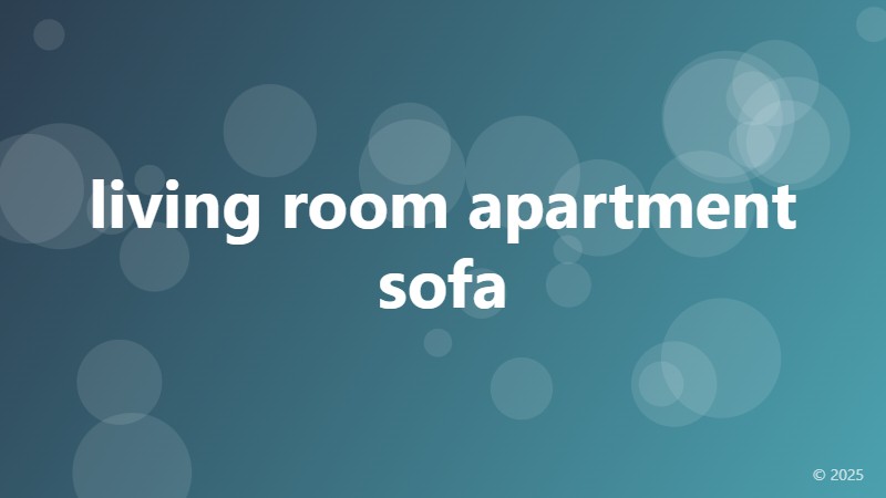 living room apartment sofa