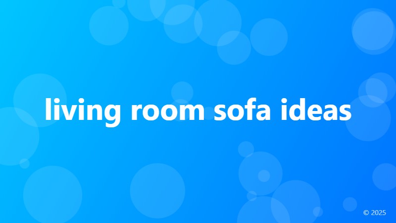 living room sofa ideas