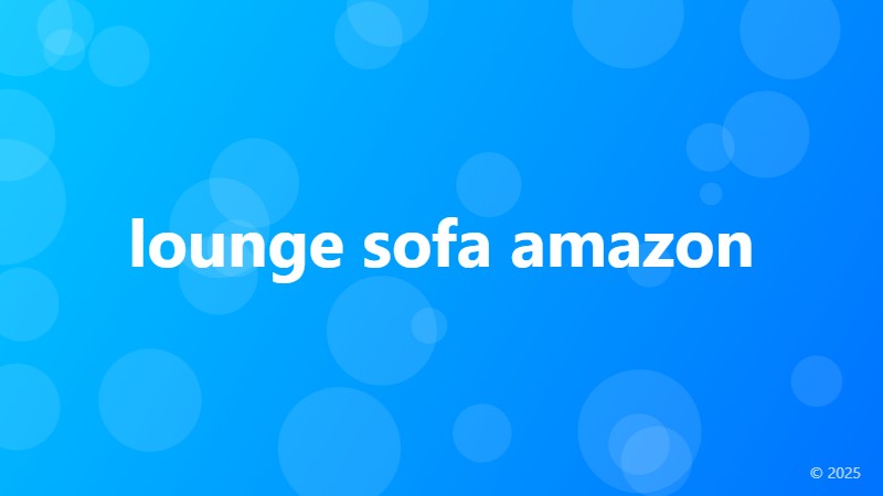 lounge sofa amazon