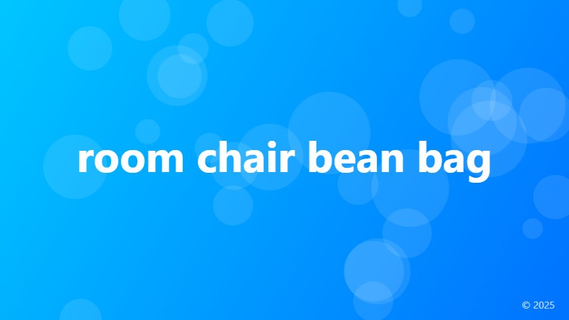 room chair bean bag