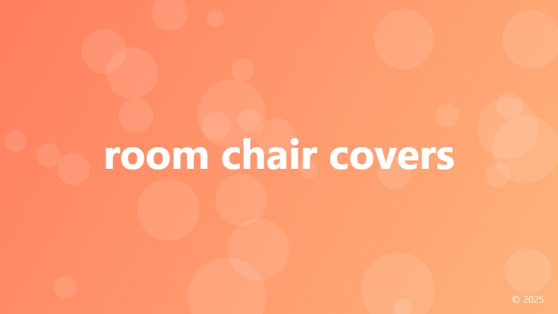 room chair covers