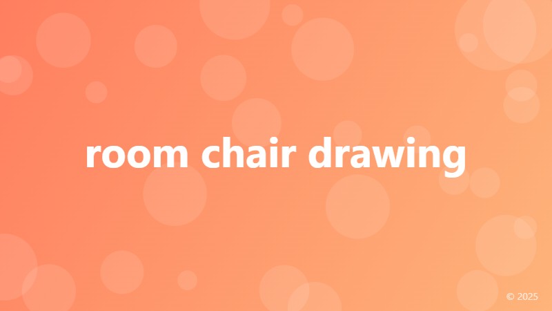 room chair drawing