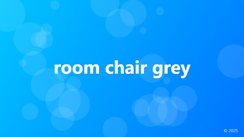 room chair grey