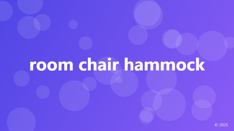 room chair hammock