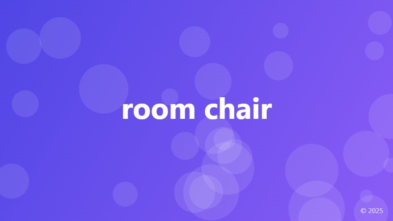 room chair