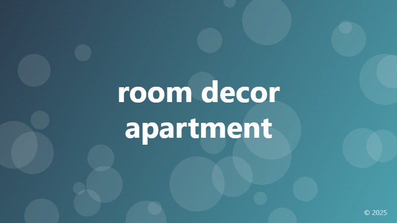 room decor apartment
