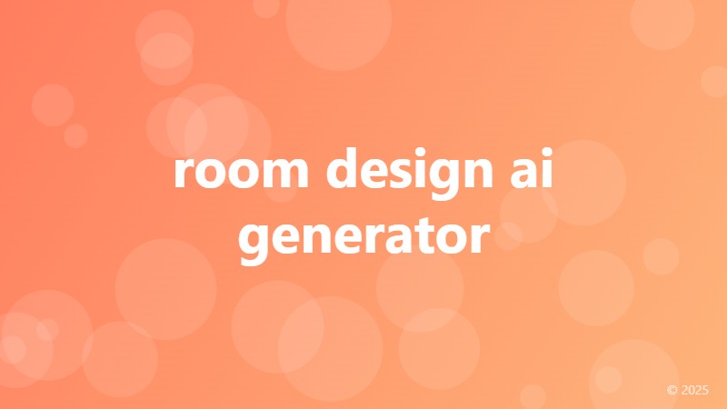 room design ai generator