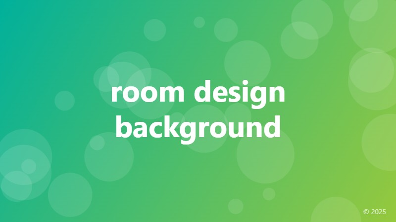 room design background