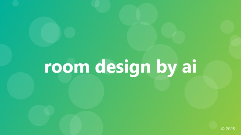 room design by ai