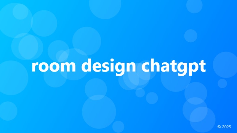 room design chatgpt