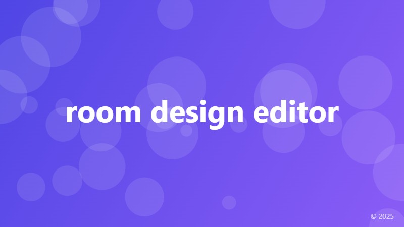 room design editor