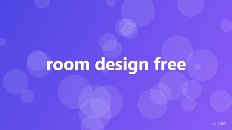 room design free