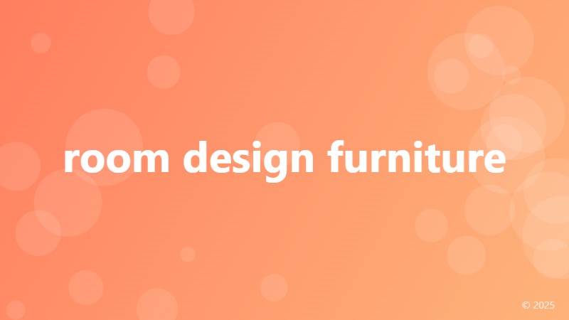 room design furniture