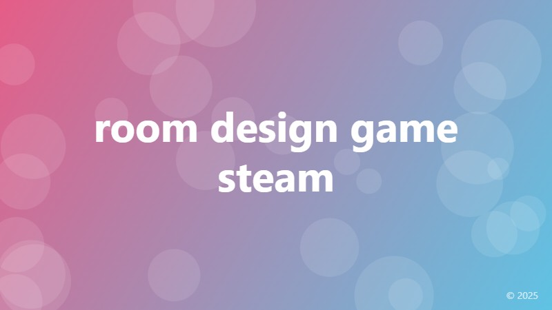 room design game steam