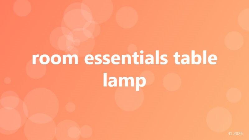 room essentials table lamp