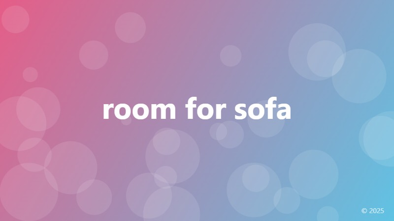 room for sofa