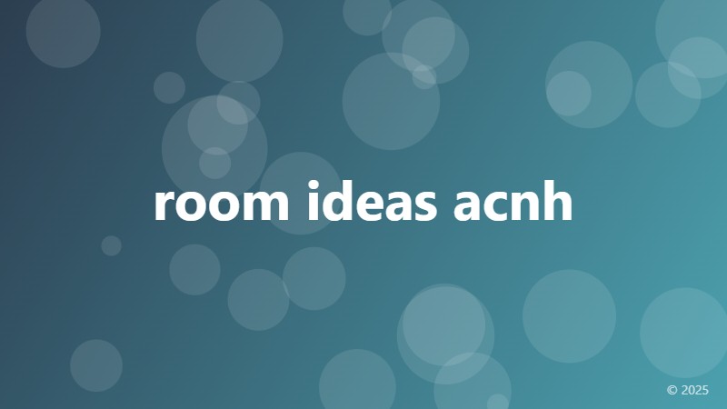 room ideas acnh