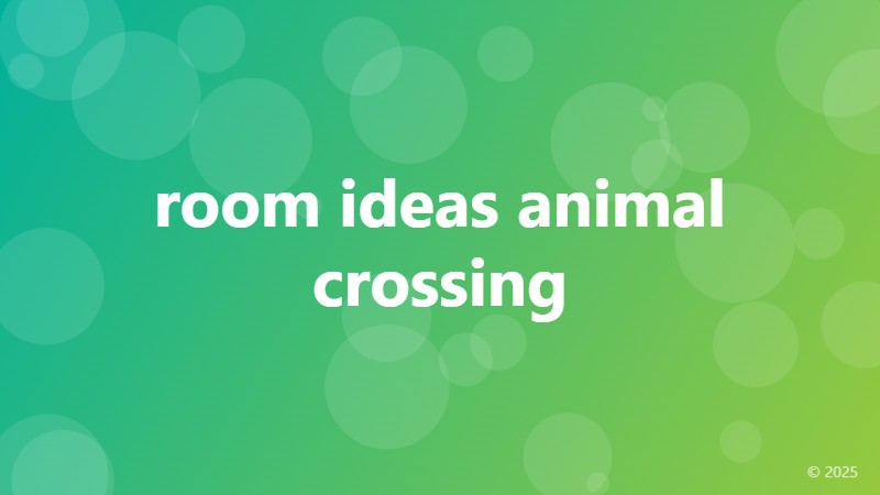 room ideas animal crossing