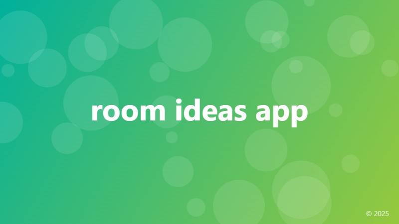 room ideas app