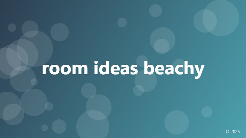 room ideas beachy
