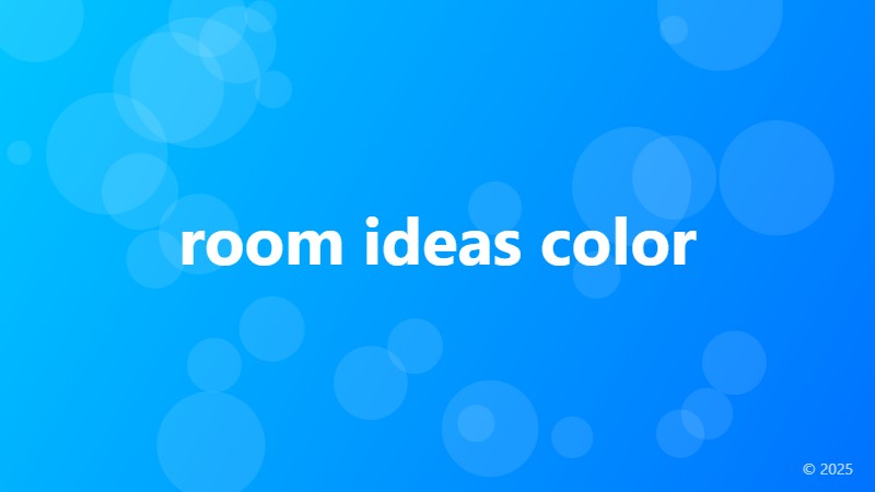 room ideas color
