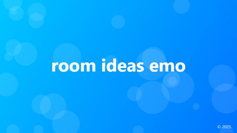 room ideas emo