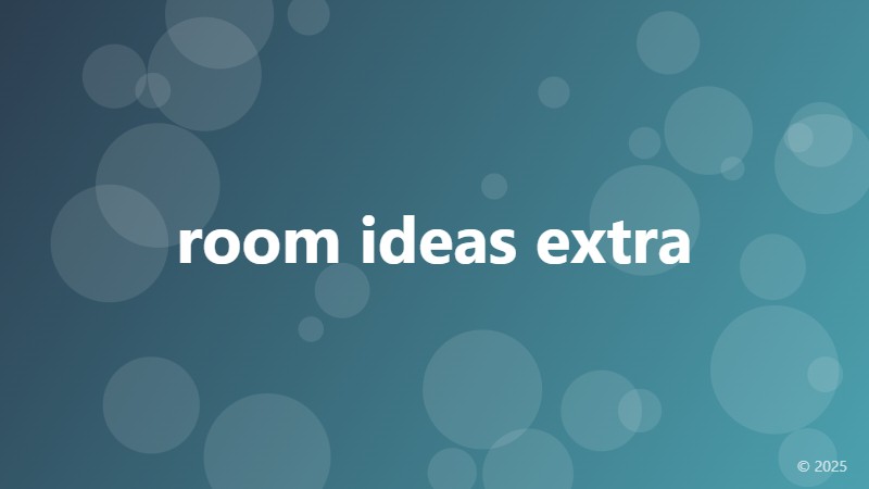 room ideas extra