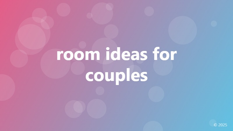 room ideas for couples