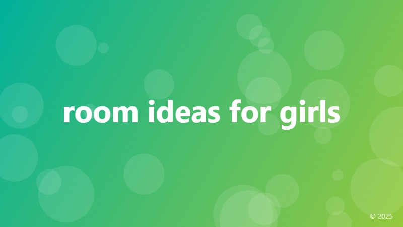 room ideas for girls