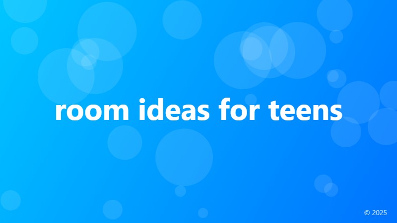 room ideas for teens