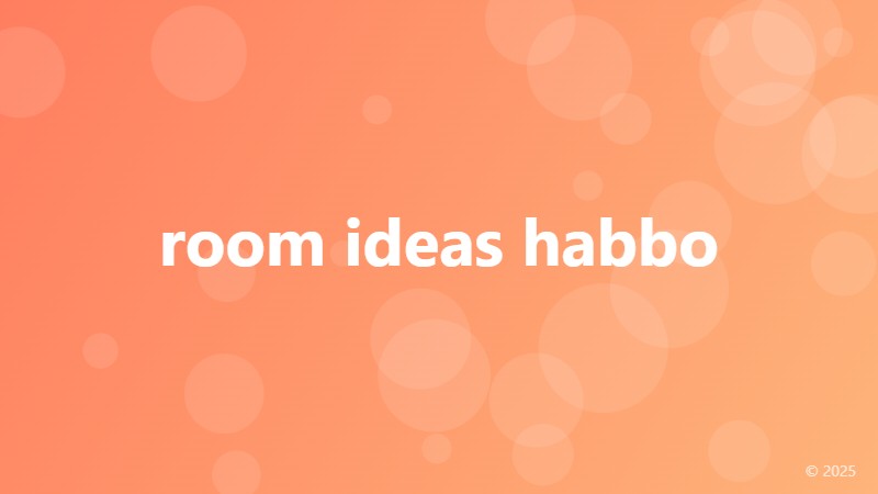 room ideas habbo