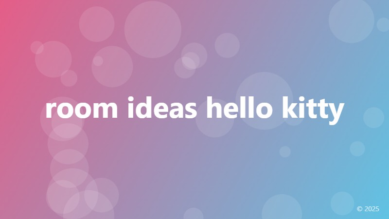 room ideas hello kitty