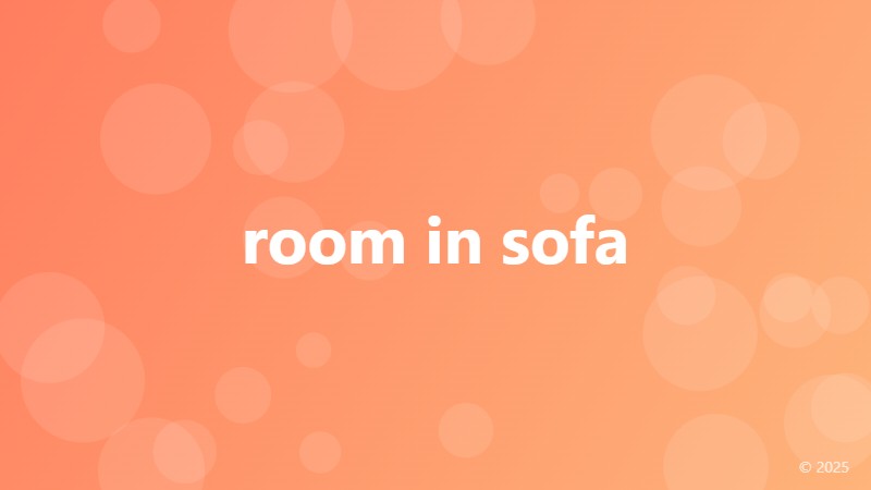 room in sofa