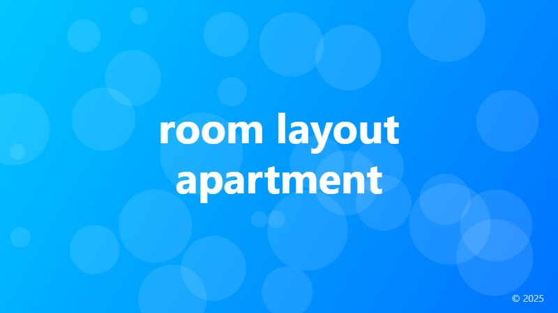 room layout apartment