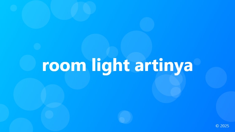 room light artinya