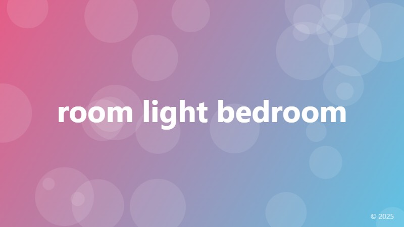 room light bedroom