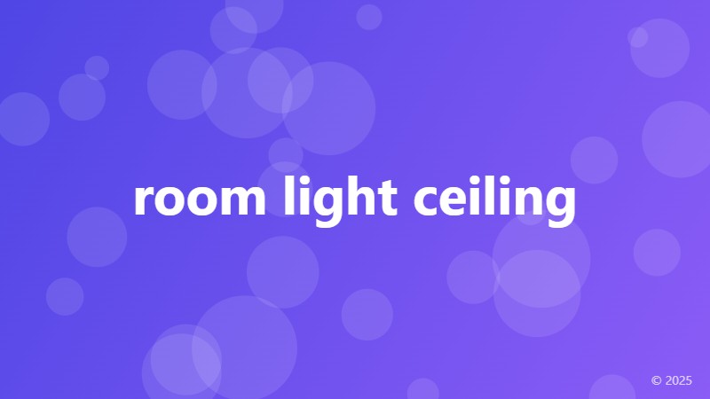 room light ceiling