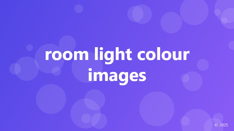room light colour images