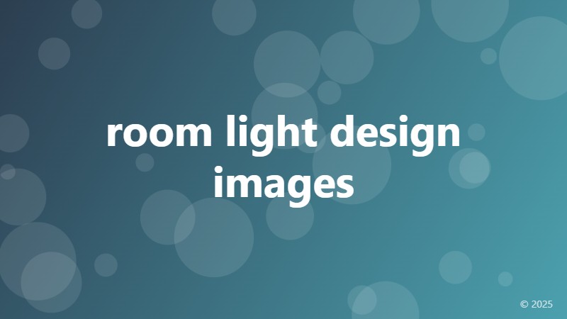 room light design images