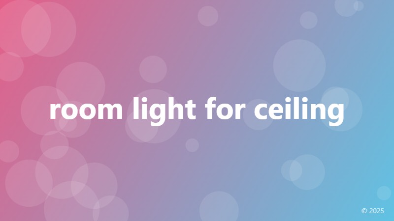 room light for ceiling