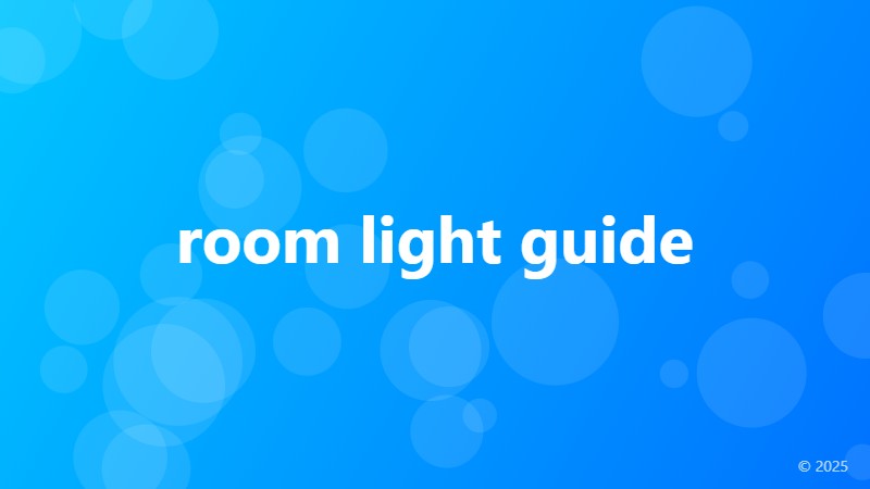 room light guide