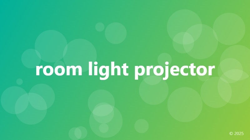 room light projector