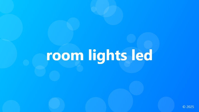 room lights led