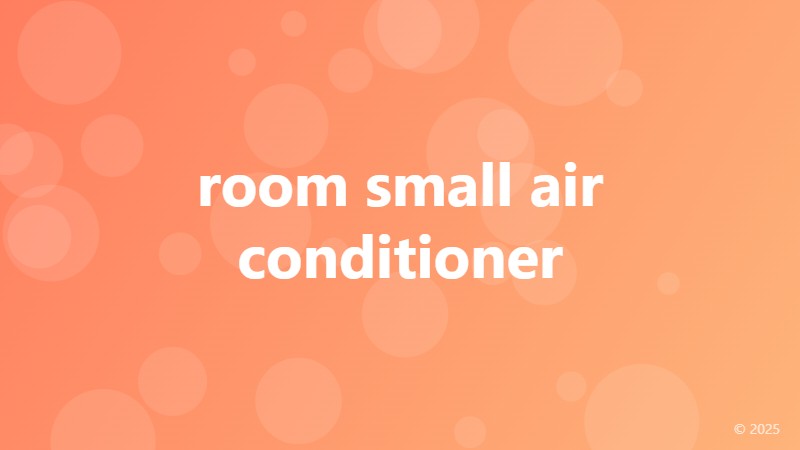 room small air conditioner