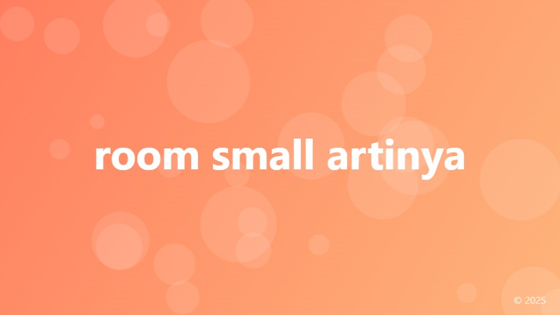 room small artinya