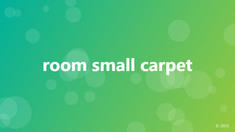 room small carpet