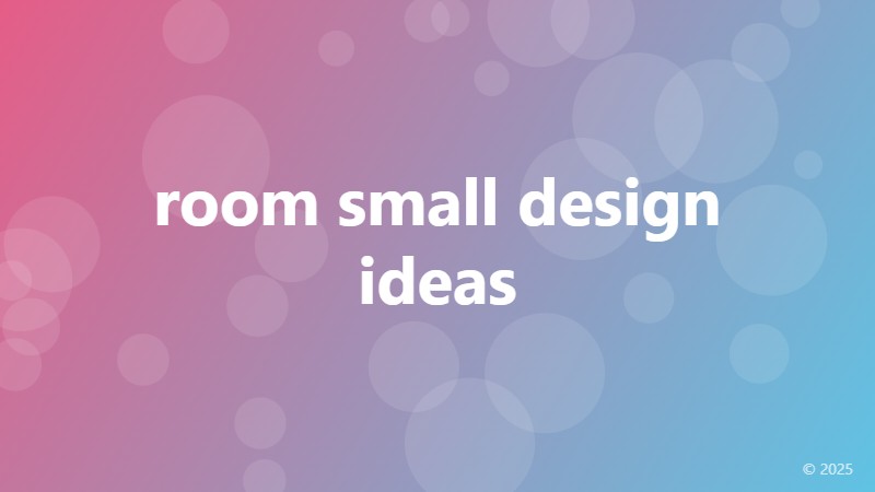 room small design ideas