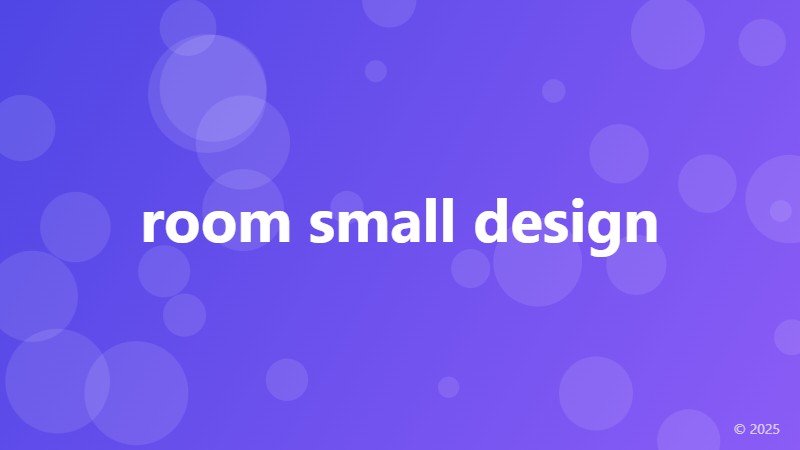 room small design
