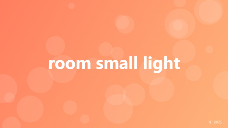 room small light